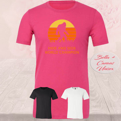 Bigfoot Hide and Seek World Champion, Shirts