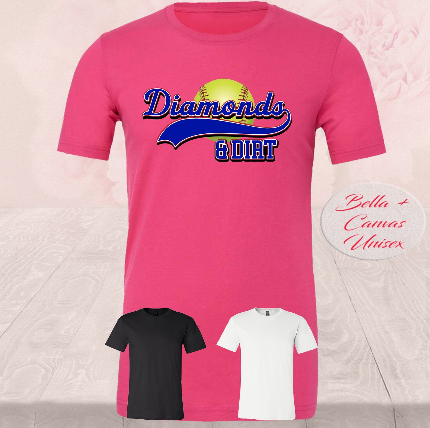 Softball Diamonds And Dirt, T-Shirt