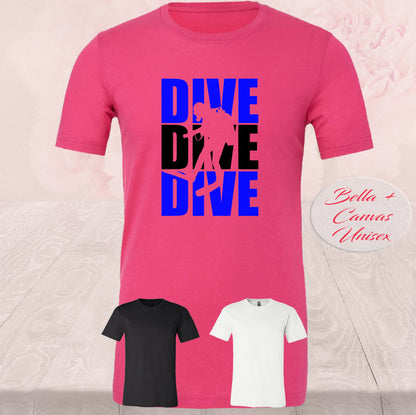Dive Dive Dive, Diver, T Shirts