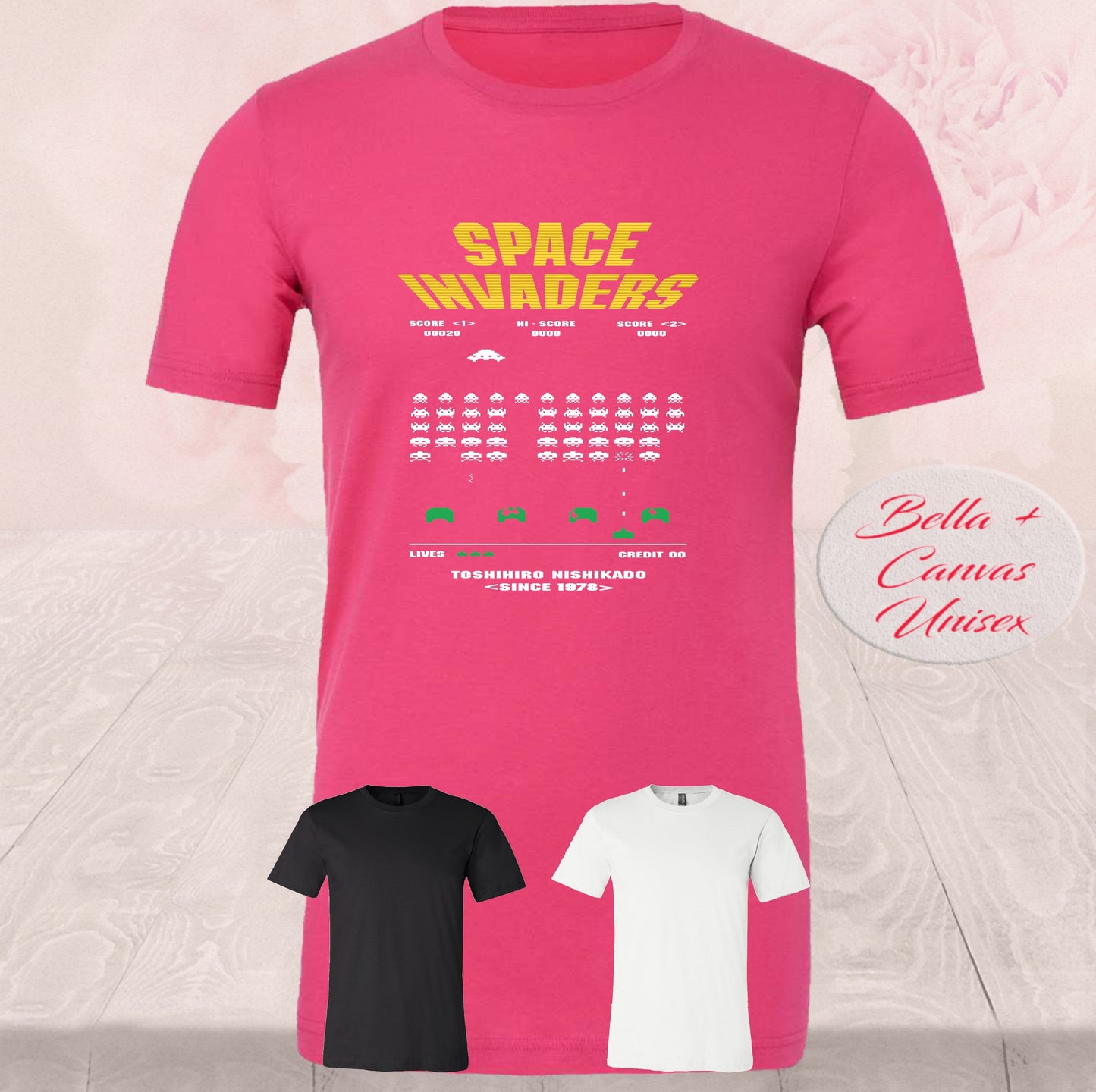 Classic Space Invaders Video Game, Shirts