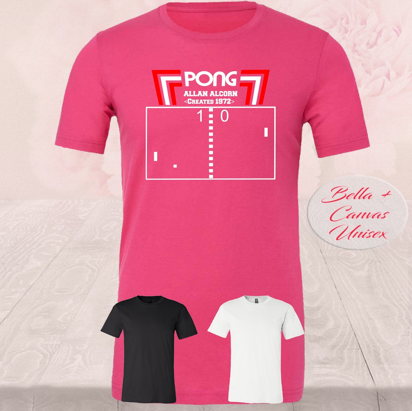 Classic Pong Video Game, Shirts