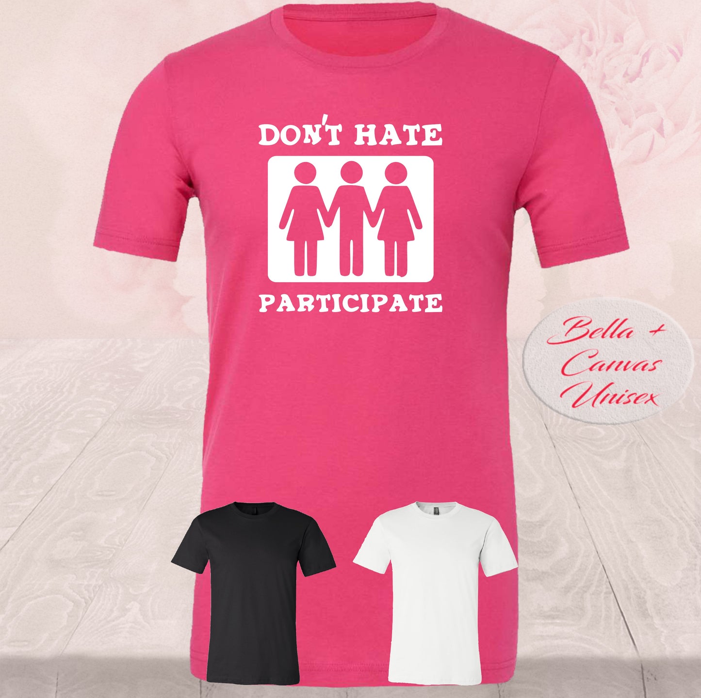 Don't Hate, Participate, Threesome, Shirt