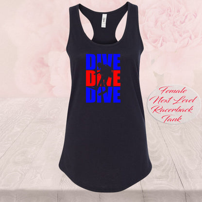 Dive Dive Dive, Diver, T Shirts