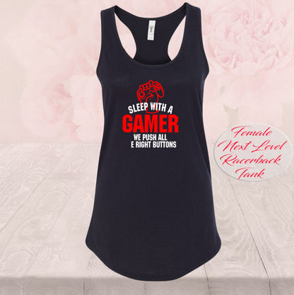 Sleep With A Gamer, Shirts