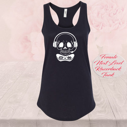Gamer Skull Boy, Controller Headset, Shirt