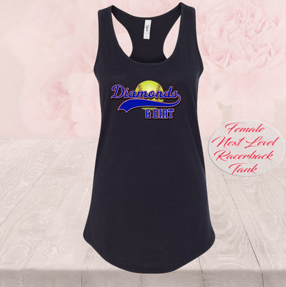 Softball Diamonds And Dirt, T-Shirt