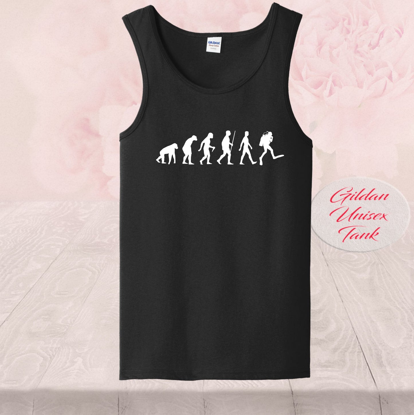 Evolution of Scuba Diver, Shirts