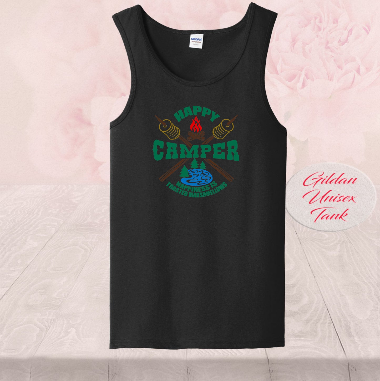 Happy Camper toasted Marshmallows, Shirts