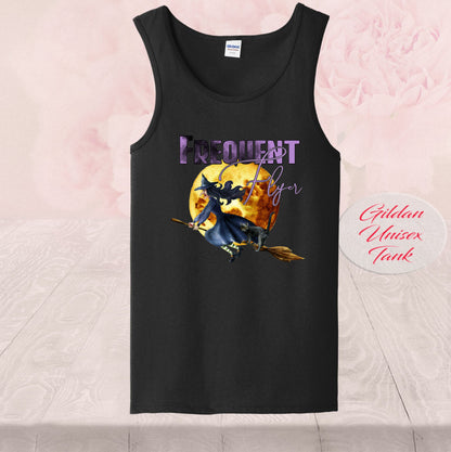 Frequent Flyer Witch Broomstick, T-Shirt