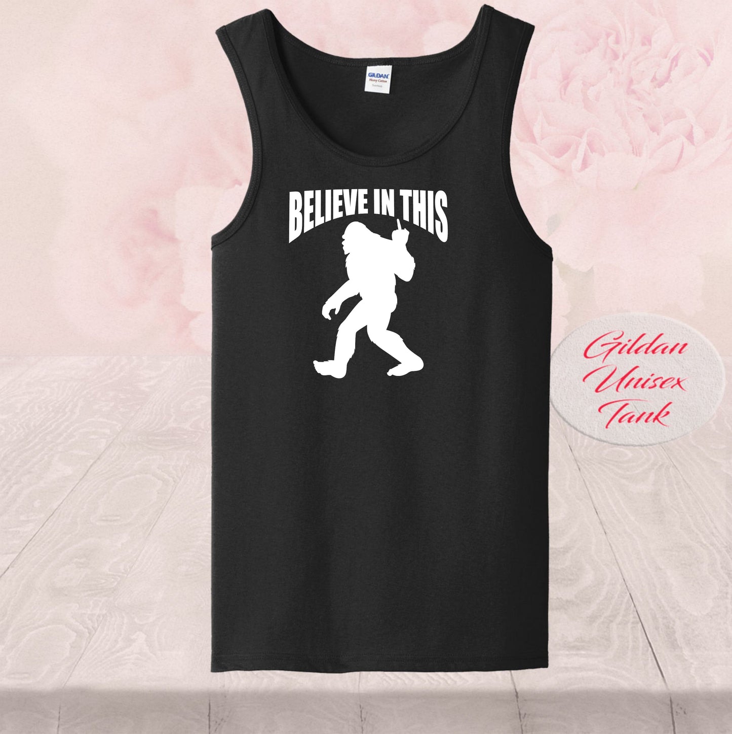 Bigfoot Believe In This, Middle Finger, Shirts