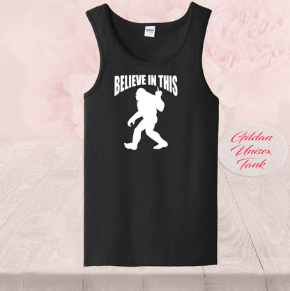 Bigfoot Believe In This, Middle Finger, Shirts