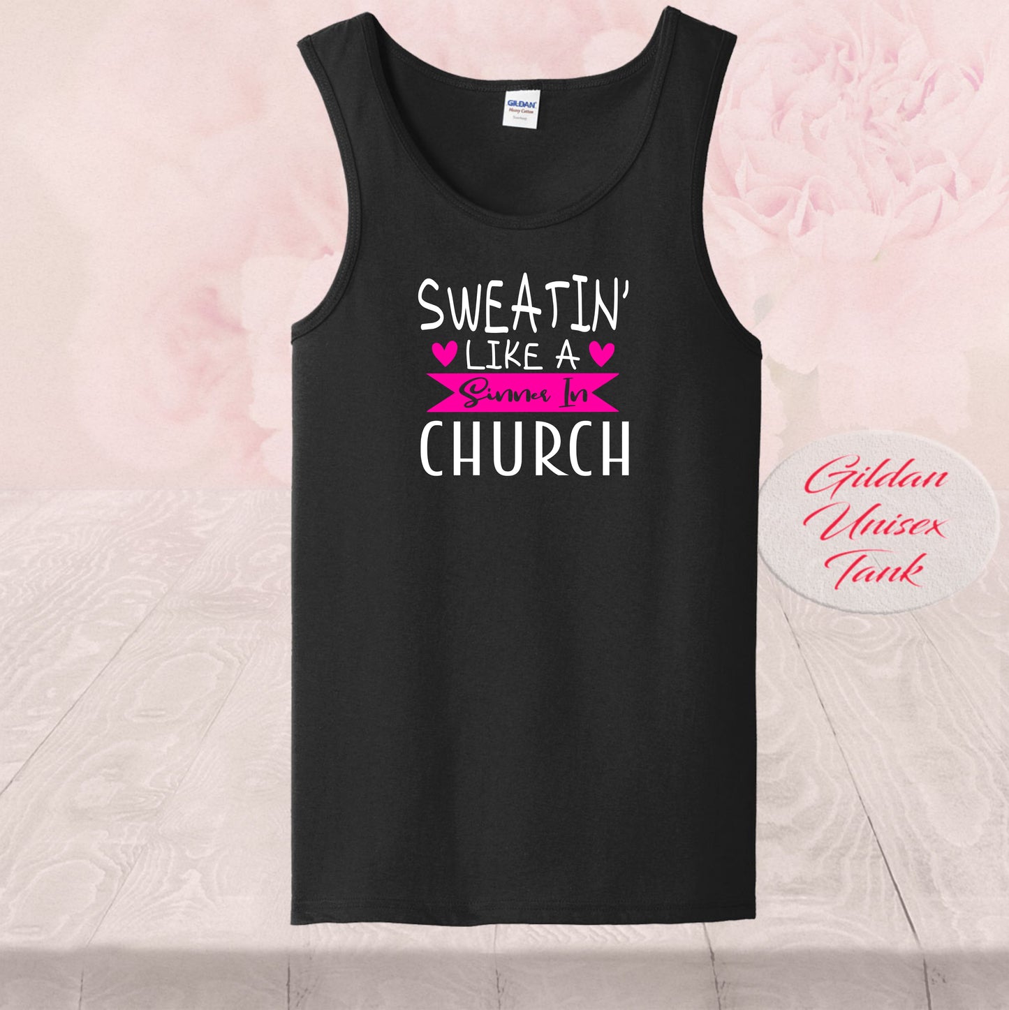 Sweatin Like A Sinner In Church Pink, Shirts