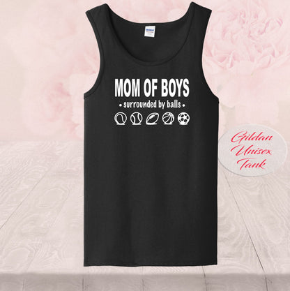 Mom Of Boys, Surrounded by balls, Shirt