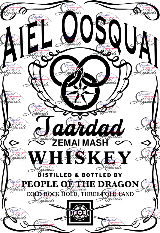 WOT, Wheel Of Time, Aiel Whiskey | Digital PNG "File Only" Instant Download Sublimation