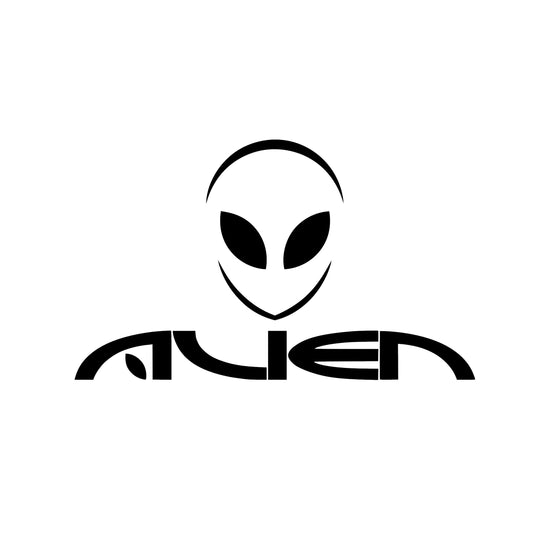 Alien Head , Space Alien, Decal Sticker