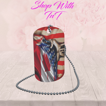 Dog Tags Double Sided | Personal Business, Gift Keepsake, Custom Necklace