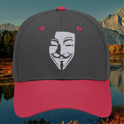 Embroidered V for Vendetta, Anonymous, Guy Fawkes Cap Hat