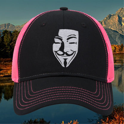 Embroidered V for Vendetta, Anonymous, Guy Fawkes Cap Hat
