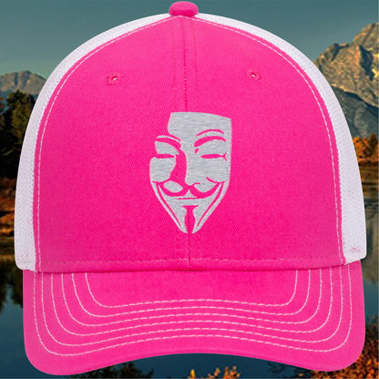Embroidered V for Vendetta, Anonymous, Guy Fawkes Cap Hat