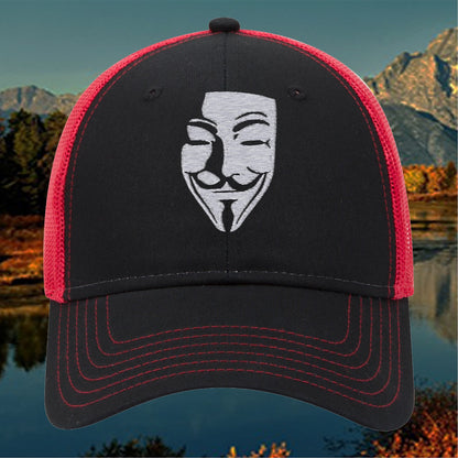 Embroidered V for Vendetta, Anonymous, Guy Fawkes Cap Hat