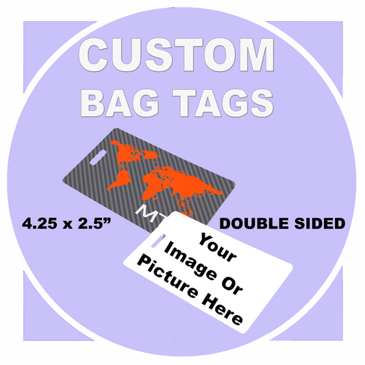 4.25 x 2.5 Bag Tag, Suitcases, bags, backpacks
