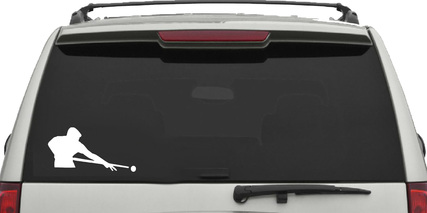 Pool Table, Decal Sticker