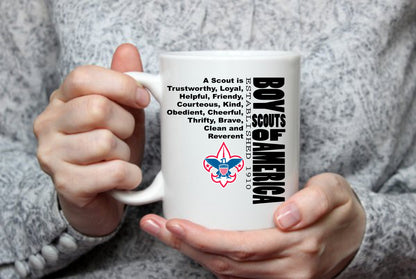 Boy Scouts of America, Scouts Law, 15 oz Mug