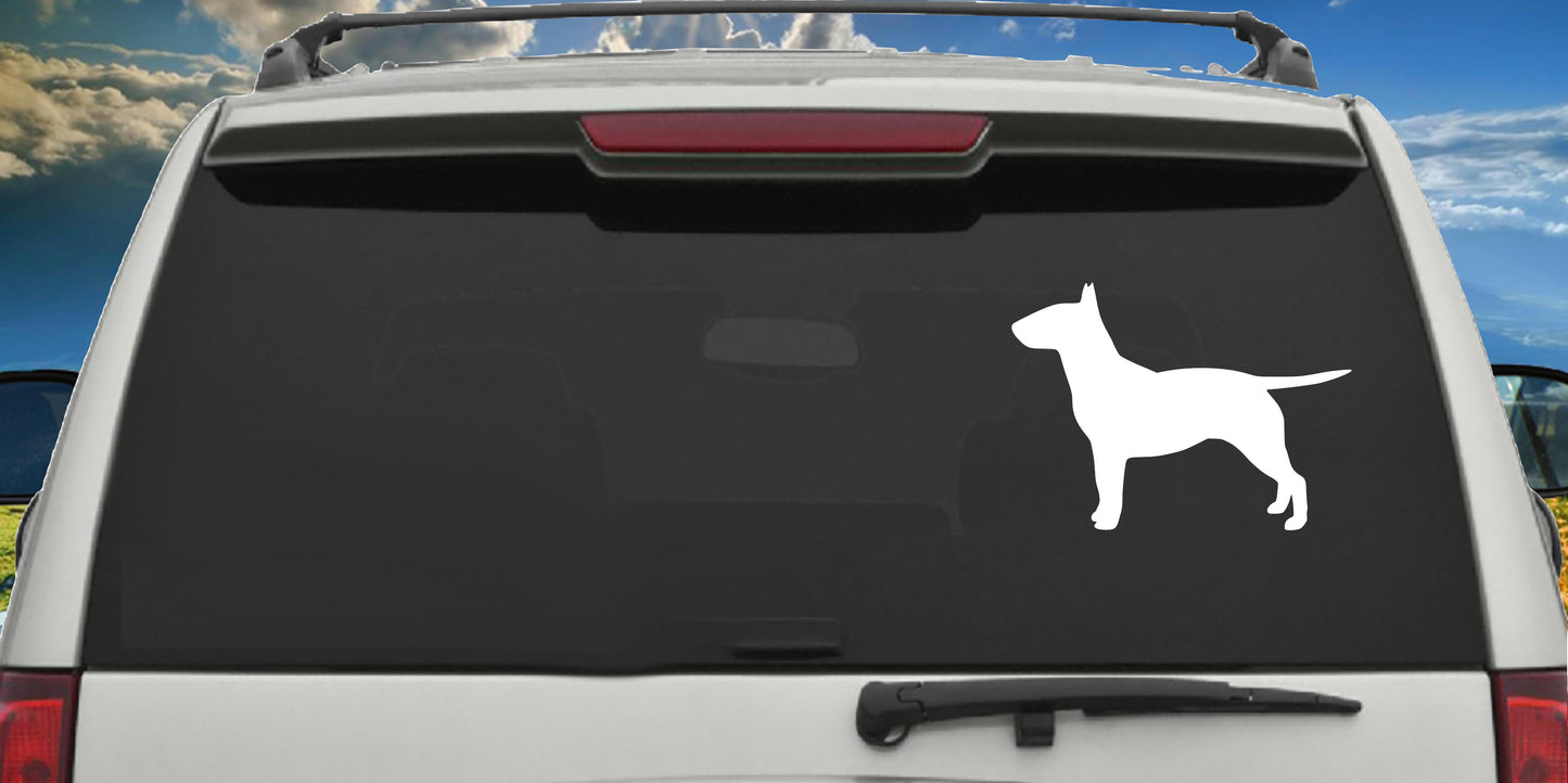 Bull Terrier Dog, Decal Sticker,