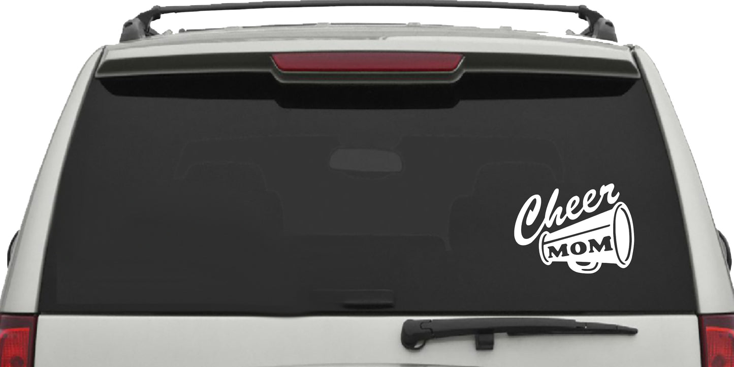 Cheer Mom, Sticker Decal