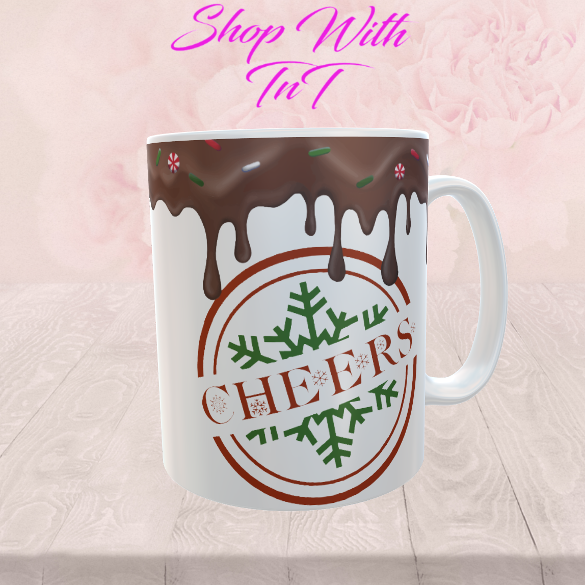 Hot Chocolate | North Pole Santa | Transparent Background | Instant Download | Digital PNG "File Only"