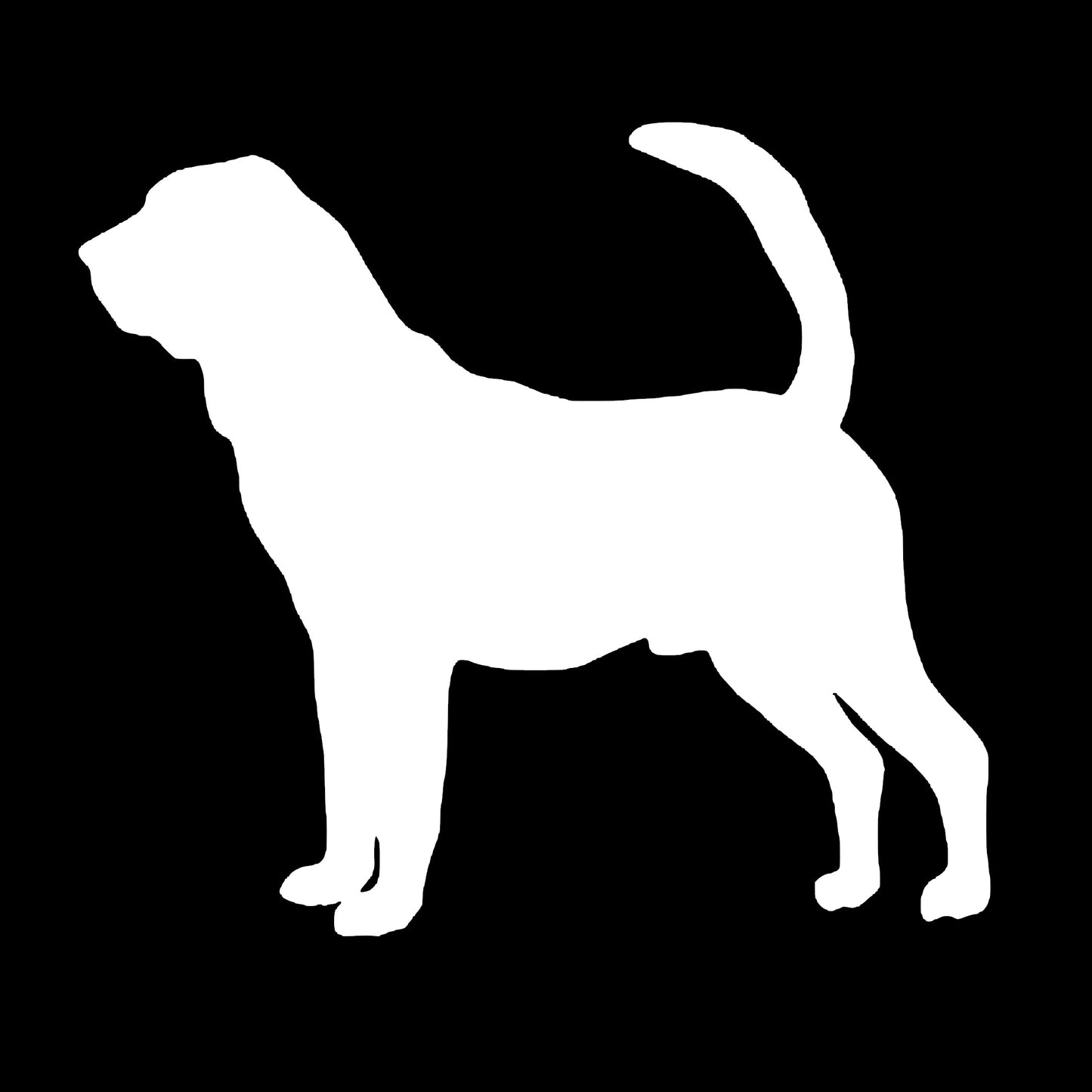 Bloodhound, Coonhound, Decal Sticker