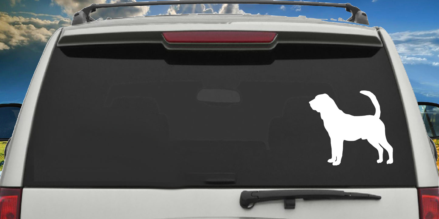 Bloodhound, Coonhound, Decal Sticker