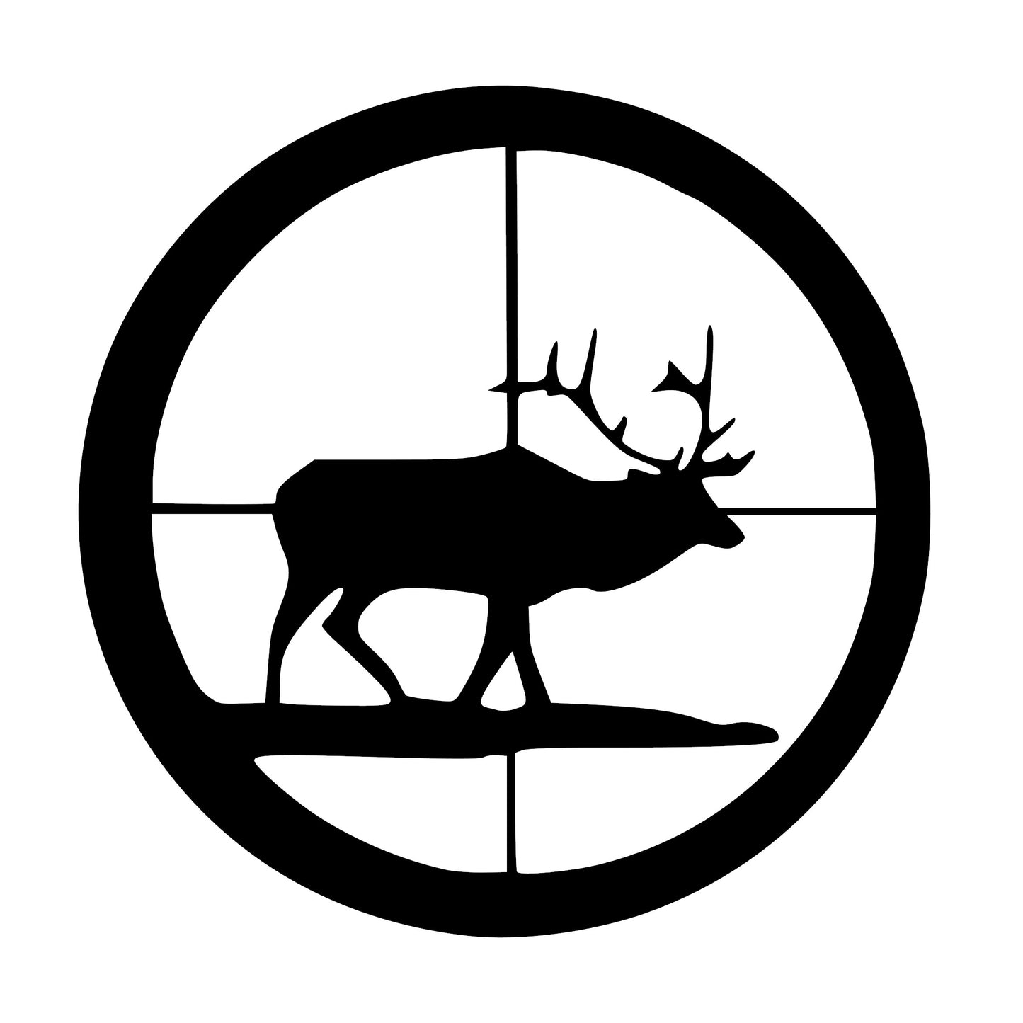 Hunting Crosshairs, Sticker Decal