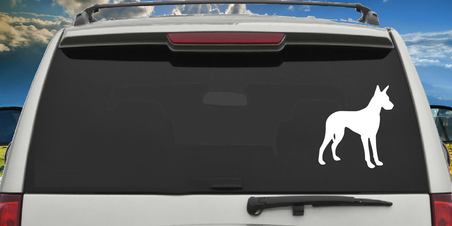 Great Dane Dog, Sticker Decal