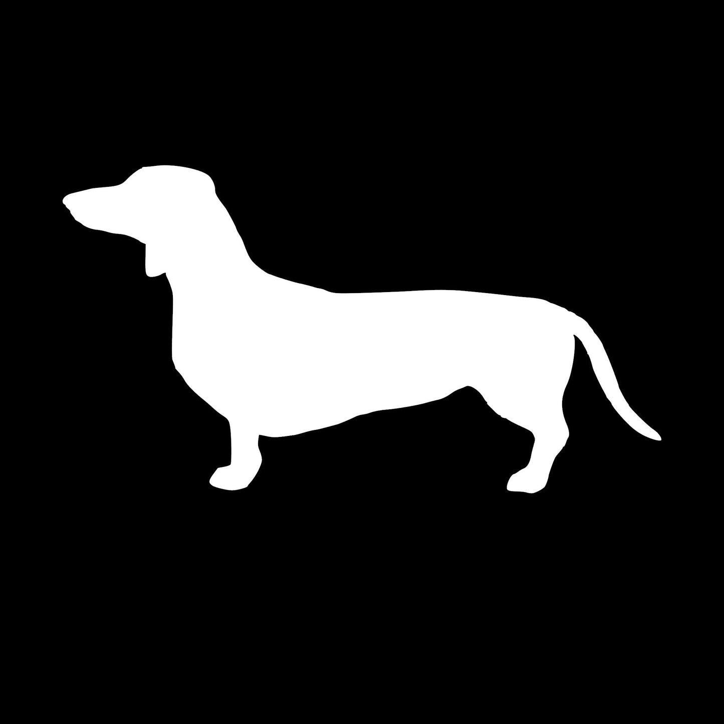 Dachshund, Weiner Dog, Sticker Decal