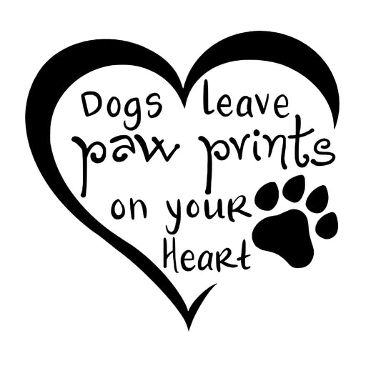 Dog Saying, Sticker Decal