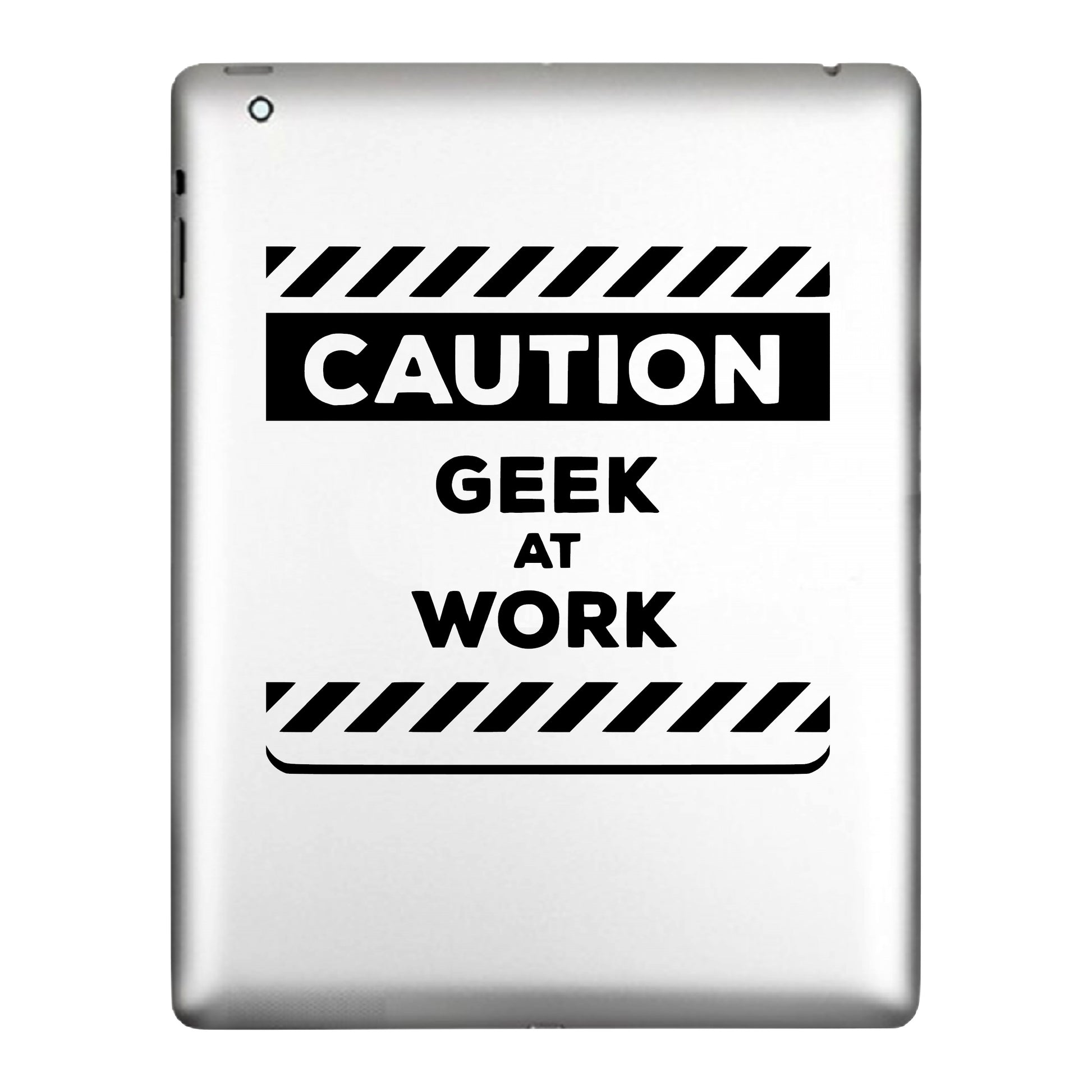 Caution Geek At Work, Decal Sticker.