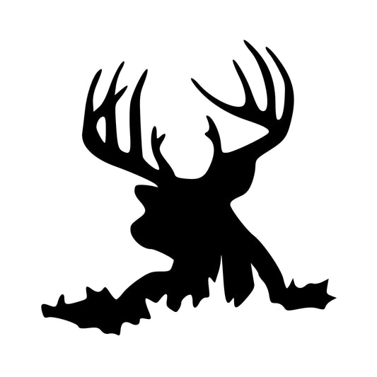 Deer, Elk Head, Sticker Decal