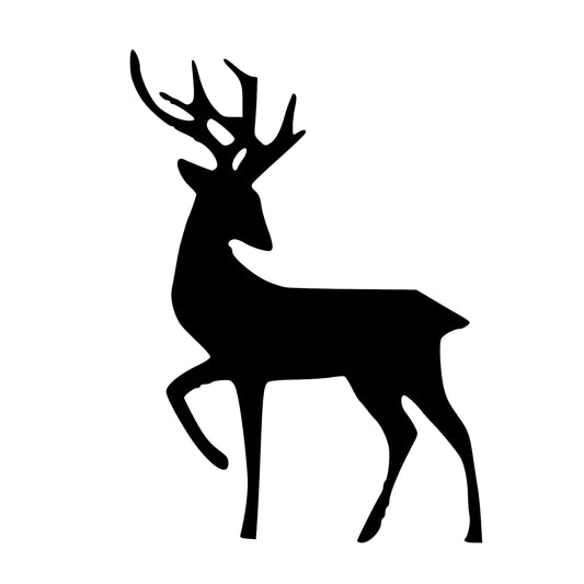 Deer, Elk, Antler, Sticker Decal