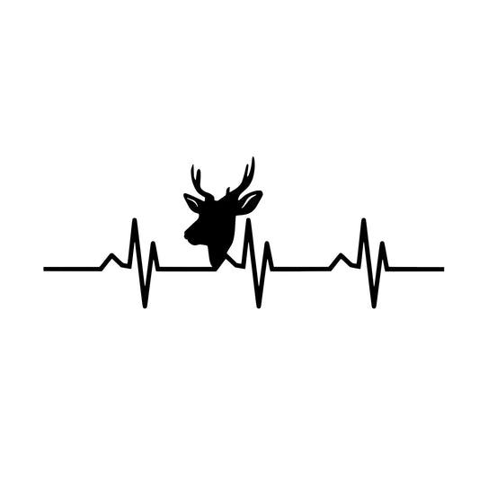 Deer Heart,  Sticker Decal