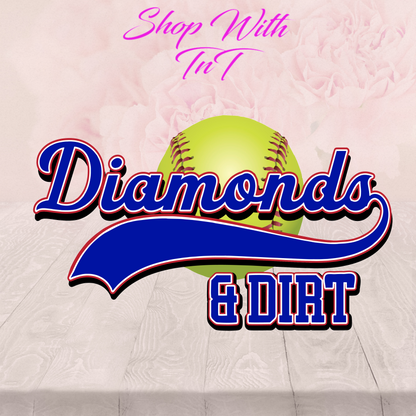 Baseball Softball Diamonds And Dirt | Digital PNG "File Only" Instant Download