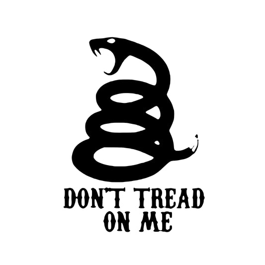 Don't Tread On Me, Sticker Decal.