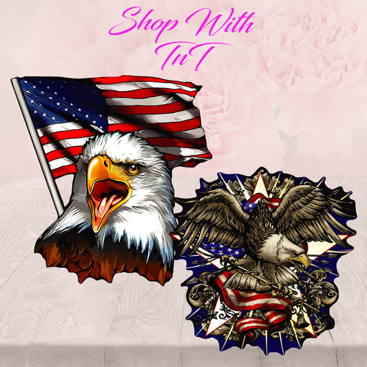 Eagle Americana, America, Merica Flag, Stars And Stripes | Digital PNG "File Only" Instant Download