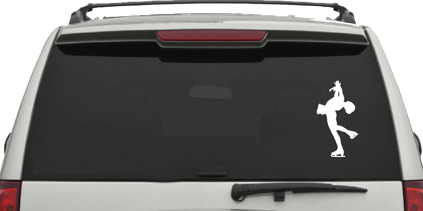 Figure Skater, Sticker Decal