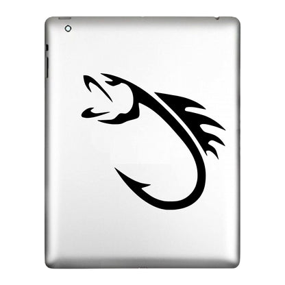 Fish Hook Decal, Fishing Sticker