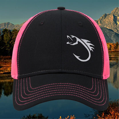 Embroidery, Fish Hook Hat, Fishing Cap