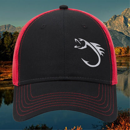 Embroidery, Fish Hook Hat, Fishing Cap