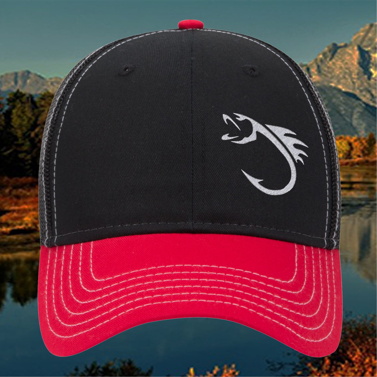 Embroidery, Fish Hook Hat, Fishing Cap