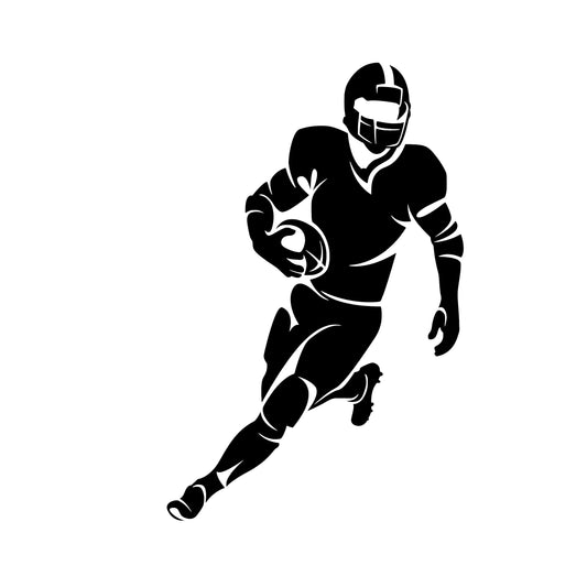 Football Player, Sticker Decal