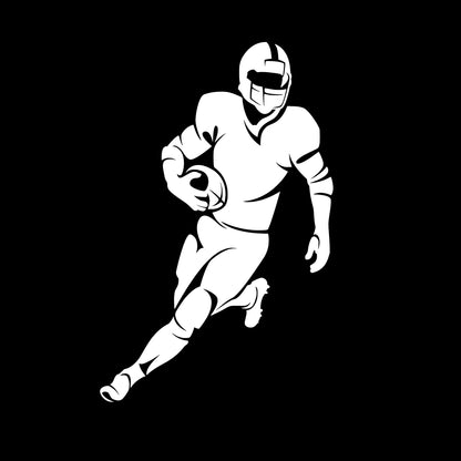 Football Player, Sticker Decal